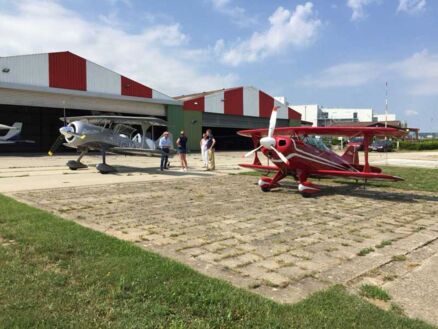 Gäste mit eigenem Flugzeug am Flugplatz Aeroclub Dinkelsbühl-Sinbronn EDND