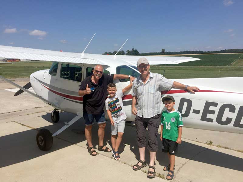 Rundflug mit dem Aeroclub Dinkelsbühl-Sinbronn EDND